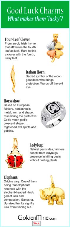 Why Good Luck Charms are Lucky - Graphic