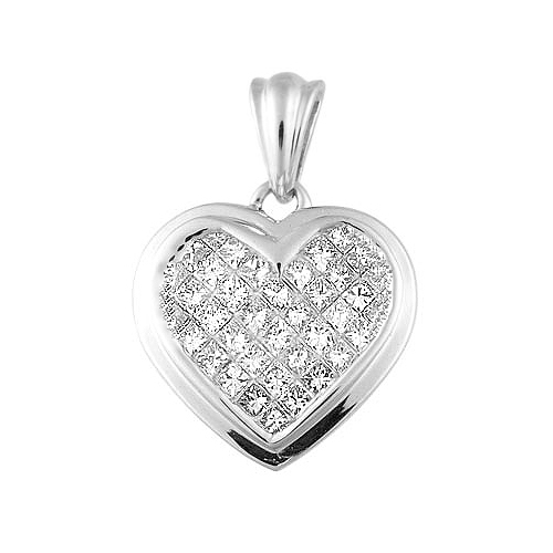 Diamond Heart Charm