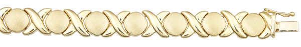 Xoxo Bracelets On Gold At Muchosbesitos 14k Gold Hugs And Kisses Xo Bracelet