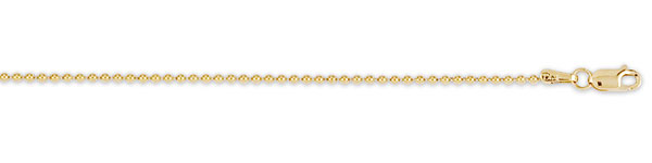 1.5mm 14K Gold Ball Chain