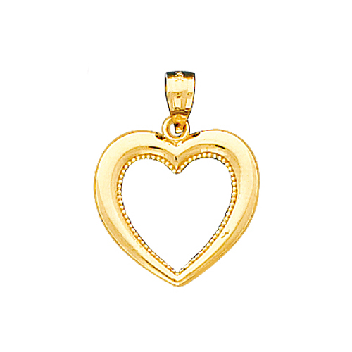 Gold Heart Charm