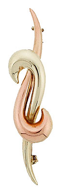 Two Tone Fancy Pin