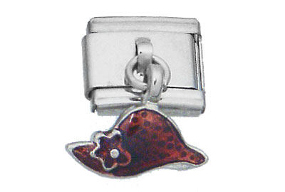 Dangle Flower Hat Italian Charm