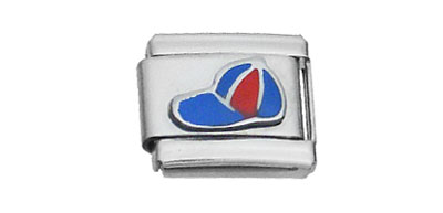 Blue and Red Hat Italian Charm photo