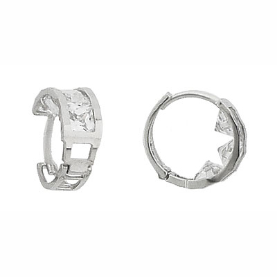 Huggy Style CZ Earrings