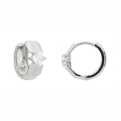 Mini Huggy Style CZ Earrings
