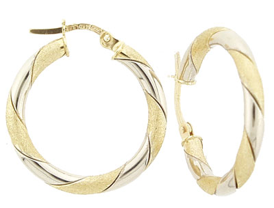 Candy Cane Hoop Earrings