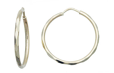 Faceted Hoops jewelry