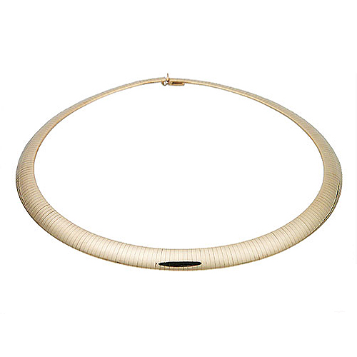 10mm Domed Omega Necklace