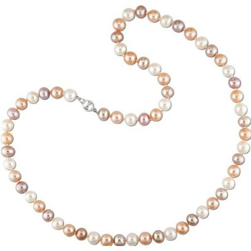 18 6.5-7mm FW Multi Pearl Necklace w/ Lobster Clasp prl grade AA