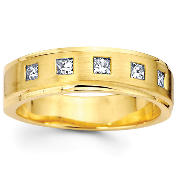 14KY Diamond Couple Ring for Men 0.40 CTW