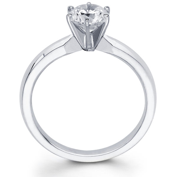 14K Gold Round Diamond Solitaire Engagement Ring 0.20 - 1.50 ct