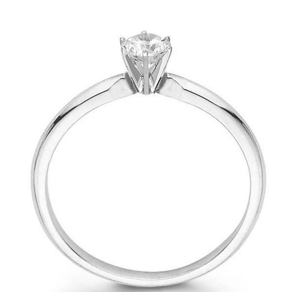 14K Gold Round Diamond Solitaire Engagement Ring 0.20 - 1.50 ct