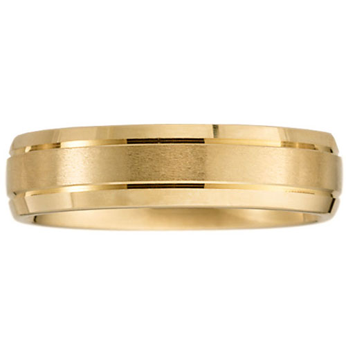 14k Gold Designer Wedding Band