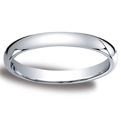 3mm Comfort Fit Platinum Wedding Band