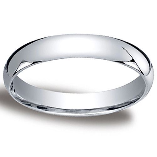 4mm Comfort Fit Platinum Wedding Band