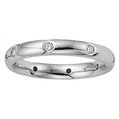 3mm Diamond Eternity Comfort Fit Band 0.16ctw 3mm Diamond Eternity Comfort Fit Band 0.16ctw