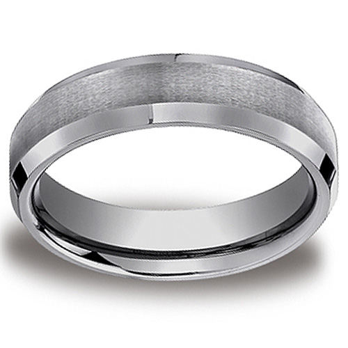 6mm Tungsten Designer Comfort Fit Wedding Band