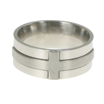 Cross Stainless Steel Designer Band