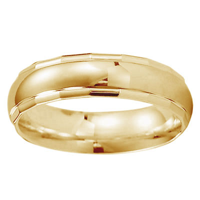 6mm 14k Yellow Gold Wedding Ring
