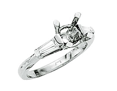 Baguette Diamond Ring Settings