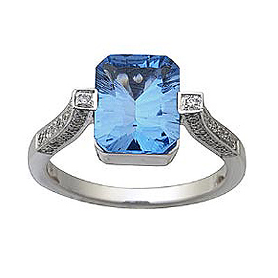 Blue Topaz Ring