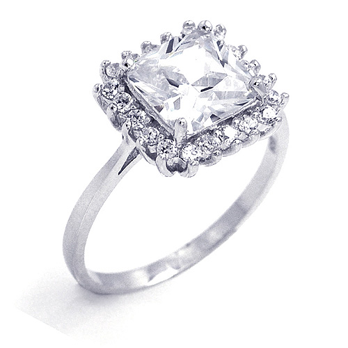 Sterling Silver Ladies Promise Ring
