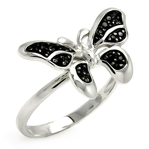 Sterling Silver Butterfly Ring