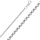 3mm Sterling Silver Rolo Chain Necklace 16-24in thumb 0