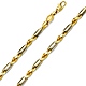 4mm 14K Yellow Gold Men's Diamond-Cut Milano Rope Chain Necklace 22-26in thumb 0