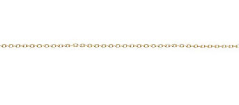 1.0mm 18K Yellow Gold Micro Link Chain Necklace