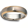 6mm 14K Two-Tone Gold Wedding Band