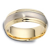 7.50 mm 18K Two-Tone Gold Wedding Band