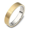 5mm 14K Two-Tone Gold Wedding Band