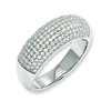 Elliot Skye Sterling Silver Micro Pave Cubic Zirconia Band