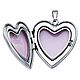 Engraved Grandma Heart Locket in Sterling Silver - Small thumb 1