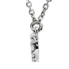 Round-Cut Diamond Petite Infinity Necklace - 14K White Gold 16in thumb 1