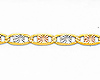 4mm Men's Diamond-Cut Valentino ID Bracelet in 14K TriGold thumb 1