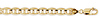 7mm 14K Yellow Gold Men's Mariner Link Chain Bracelet 8.5in thumb 1