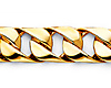 8mm Men's 14K Yellow Gold Oval Miami Cuban Link Chain Bracelet 8.5in thumb 1