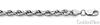 4.5mm Sterling Silver Diamond-Cut Rope Chain Bracelet 8in thumb 1