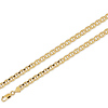 6mm 14K Yellow Gold  Men's Mariner Chain Necklace 22-24in thumb 1