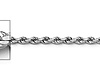 1.5mm 14K White Gold Diamond-Cut Rope Chain Necklace - Heavy 16-30in thumb 1