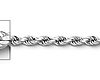 2.5mm Sterling Silver Diamond-Cut Rope Chain Necklace 16-30in thumb 1