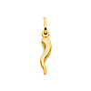Petite Cornicello Italian Horn Pendant in 14K Yellow Gold thumb 0