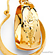 Thick Diamond-Cut Star Small Bangle Hoop Earrings - 14K Yellow Gold thumb 2