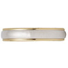 Benchmark 4mm Two Tone Edge Comfort Fit Band thumb 0