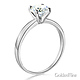1-CT 4-Prong Round-Cut Solitaire CZ Engagement Ring in 14K White Gold thumb 1