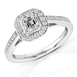 Asscher Cut Engagement Rings