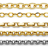 Rolo, Cable Chain Necklaces Image